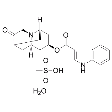 Dalasetron (Mesylate hydrate) structure, CAS 878143-33-0