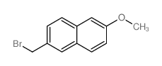 2-(Bromomethyl)-6-methoxynaphthalene structure, CAS 73022-40-9