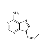 Tenofovir Disoproxil Related Compound B (10 mg) ((E)-9-(Prop-1-enyl)-9H-purin-6-amine) structure, CAS 4121-40-8