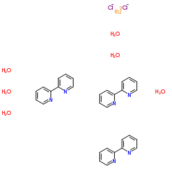 TRIS(2,2'-BIPYRIDYL)RUTHENIUM(II) CHLORIDE HEXAHYDRATE structure, CAS 50525-27-4
