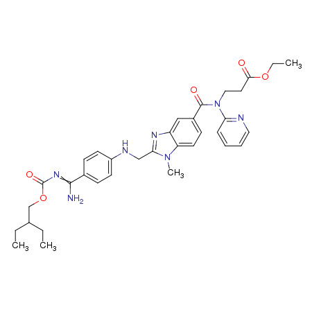 Dabigatran etexilate Impurity R structure, CAS 1610758-20-7