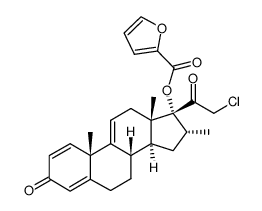 Mometasone Furoate - Impurity A structure, CAS 83880-65-3