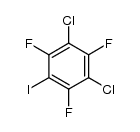 1,3-Dichloro-2,4,6-trifluoro-5-iodobenzene structure, CAS 31612-68-7