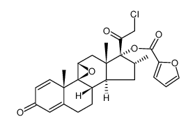 Mometasone furoate Impurity D structure, CAS 83881-09-8