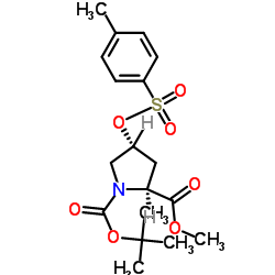 BOC-TRANS-4-TOSYLOXY-L-PROLINE METHYL ESTER structure, CAS 88043-21-4