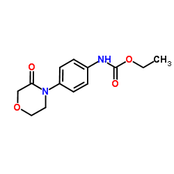 ethyl 4-(3-oxoMorpholino) phenylcarbaMate structure, CAS 1327778-39-1