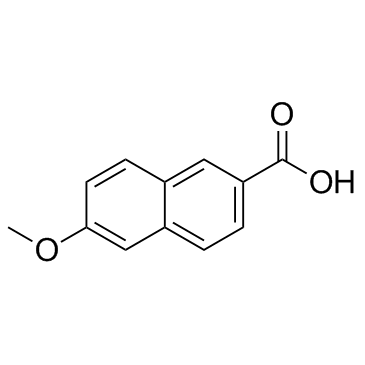 6-METHOXY-2-NAPHTHOIC ACID structure, CAS 2471-70-7