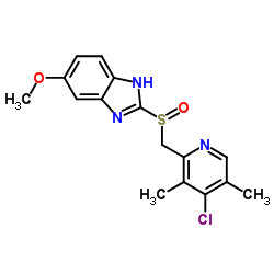 (S)-4-Desmethoxy-4-chloro Omeprazole structure, CAS 863029-89-4