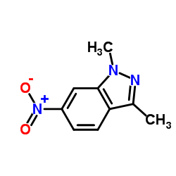 1,3-Dimethyl-6-nitro-1H-indazole structure, CAS 1354224-47-7