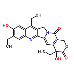 7,11-Diethyl-10-hydroxycamptothecin structure, CAS 947687-01-6
