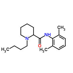 Rac-Bupivacaine structure, CAS 38396-39-3