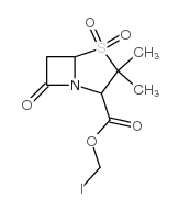 iodomethyl (2S-cis)-3,3-dimethyl-7-oxo-4-thia-1-azabicyclo[3.2.0]heptane-2-carboxylate 4,4-dioxide structure, CAS 76247-39-7