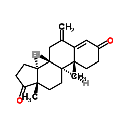 6-METHYLENEANDROST-4-ENE-3,17-DIONE structure, CAS 19457-55-7