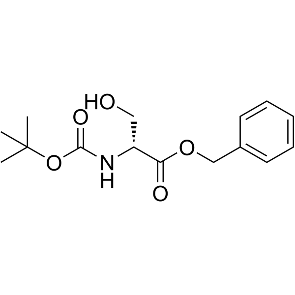BOC-D-SER-OBZL structure, CAS 141527-78-8