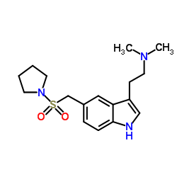 N,N-DIMETHYL-2-(5-((PYRROLIDIN-1-YLSULFONYL)METHYL)-1H-INDOL-3-YL)ETHANAMINE structure, CAS 154323-57-6