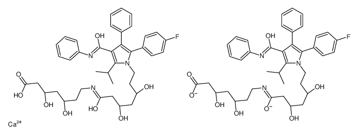 Atorvastatin Impurity F(EP) structure, CAS 1105067-87-5