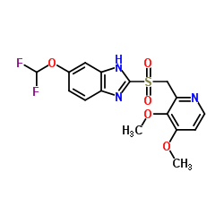 PANTOPRAZOLE SULPHONE SODIUM SALT structure, CAS 127780-16-9