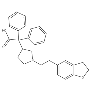 Darifenacin acid structure, CAS 1048979-16-3