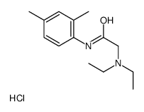 2-(DiethylaMino)-N-(2,4-diMethylphenyl)acetaMide Hydrochloride structure, CAS 17289-54-2