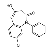 8-chloro-1-phenyl-1H-1,5-benzodiazepine-2,4(3H,5H)-dione structure, CAS 22316-55-8