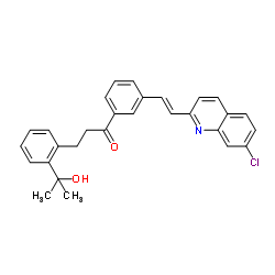 1-[3-[(1E)-2-(7-Chloro-2-quinolinyl)ethenyl]phenyl]-3-[2-(1-hydroxy-1-Methylethyl)phenyl]-1-propanone structure, CAS 1258428-71-5