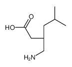 Hexanoic acid,3-(aminomethyl)-5-methyl-, (3R)- structure, CAS 148553-51-9