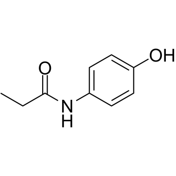 N-(4-HYDROXYPHENYL)PROPIONAMIDE structure, CAS 1693-37-4