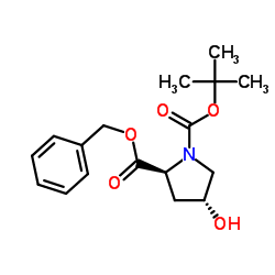 BOC-HYP-OBZL structure, CAS 89813-47-8