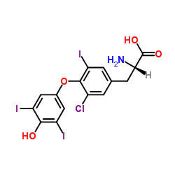Monochlorotriiodothyronine structure, CAS 909279-46-5