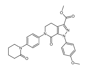 Apixaban IMpurity 6 structure, CAS 1074365-84-6