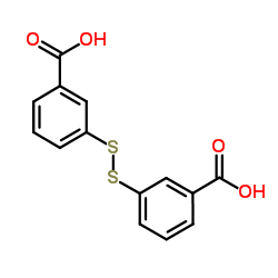 3,3'-DICARBOXYLIC ACID DIPHENYL DISULFIDE structure, CAS 1227-49-2