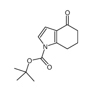 4,5,6,7-Tetrahydro-4-oxo-1H-indole-1-carboxylic acid 1,1-dimethylethyl ester structure, CAS 877170-76-8