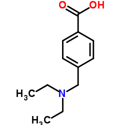 4-Diethylaminomethylbenzoicacid structure, CAS 62642-59-5