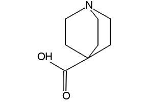 1-Azabicyclo(2,2,2)-octane-4-carboxylicacid structure, CAS 55022-88-3