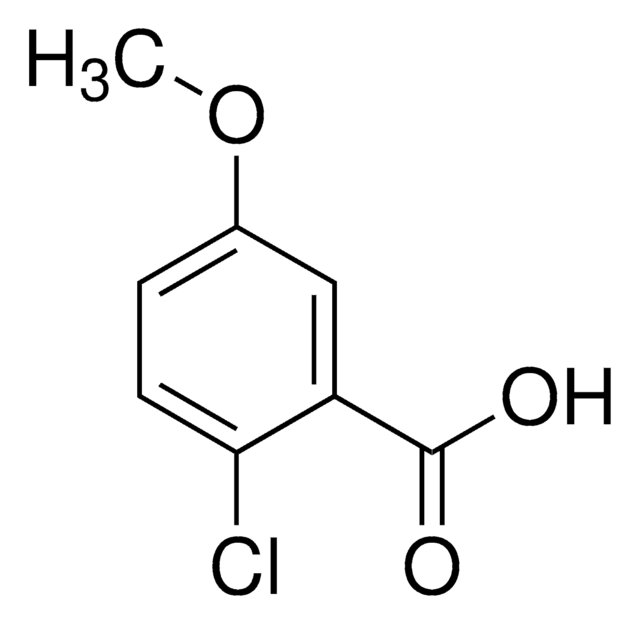 2-Chloro-5-methoxybenzoicacid structure, CAS 6280-89-3