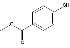 Methyl4-mercaptobenzoate structure, CAS 6302-65-4