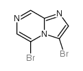 3,5-Dibromoimidazol[1,2-a]pyrazine structure, CAS 63744-21-8