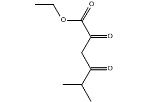 Ethyl5-Methyl-2,4-dioxohexanoate structure, CAS 64195-85-3