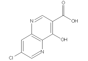 Ethyl7-bromo-4-oxo-1,4-dihydro-1,5-naphthyridine-3-carboxylate structure, CAS 64436-97-1