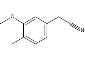 3-Methoxy-4-Methylphenylacetonitrile structure, CAS 64829-31-8