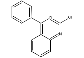 4-Chloro-2-phenylquinazoline structure, CAS 6484-25-9