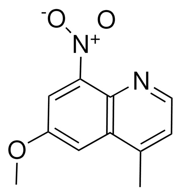 4-Methyl-6-methoxy-8-nitroquinoline structure, CAS 64992-56-9