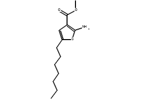 3-Heptylthiophene structure, CAS 65016-61-7