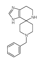 1'-Benzyl-3,5,6,7-tetrahydrospiro[imidazo[4,5-c]pyridine-4,4'-piperidine structure, CAS 65092-20-8