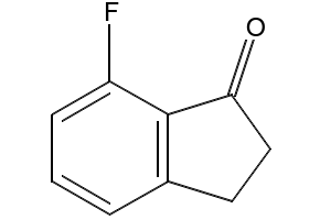 7-Fluoro-2,3-dihydroinden-1-one structure, CAS 651735-59-0