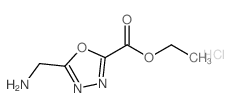 Ethyl5-(aminomethyl)-1,3,4-oxadiazole-2-carboxylatehydrochloride structure, CAS 652158-84-4