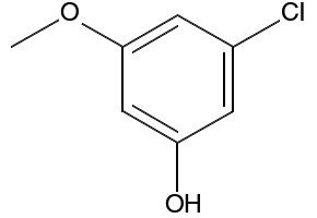 3-Chloro-5-methoxyphenol structure, CAS 65262-96-6