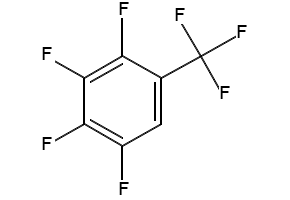 2,3,4,5-Tetrafluorobenzotrifluoride structure, CAS 654-53-5