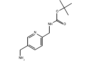 5-(Aminomethyl)-2-(N-Boc)aminopyridine structure, CAS 654679-12-6