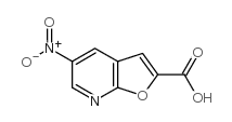 5-Nitrofuro[2,3-b]pyridine-2-carboxylicacid structure, CAS 6563-65-1